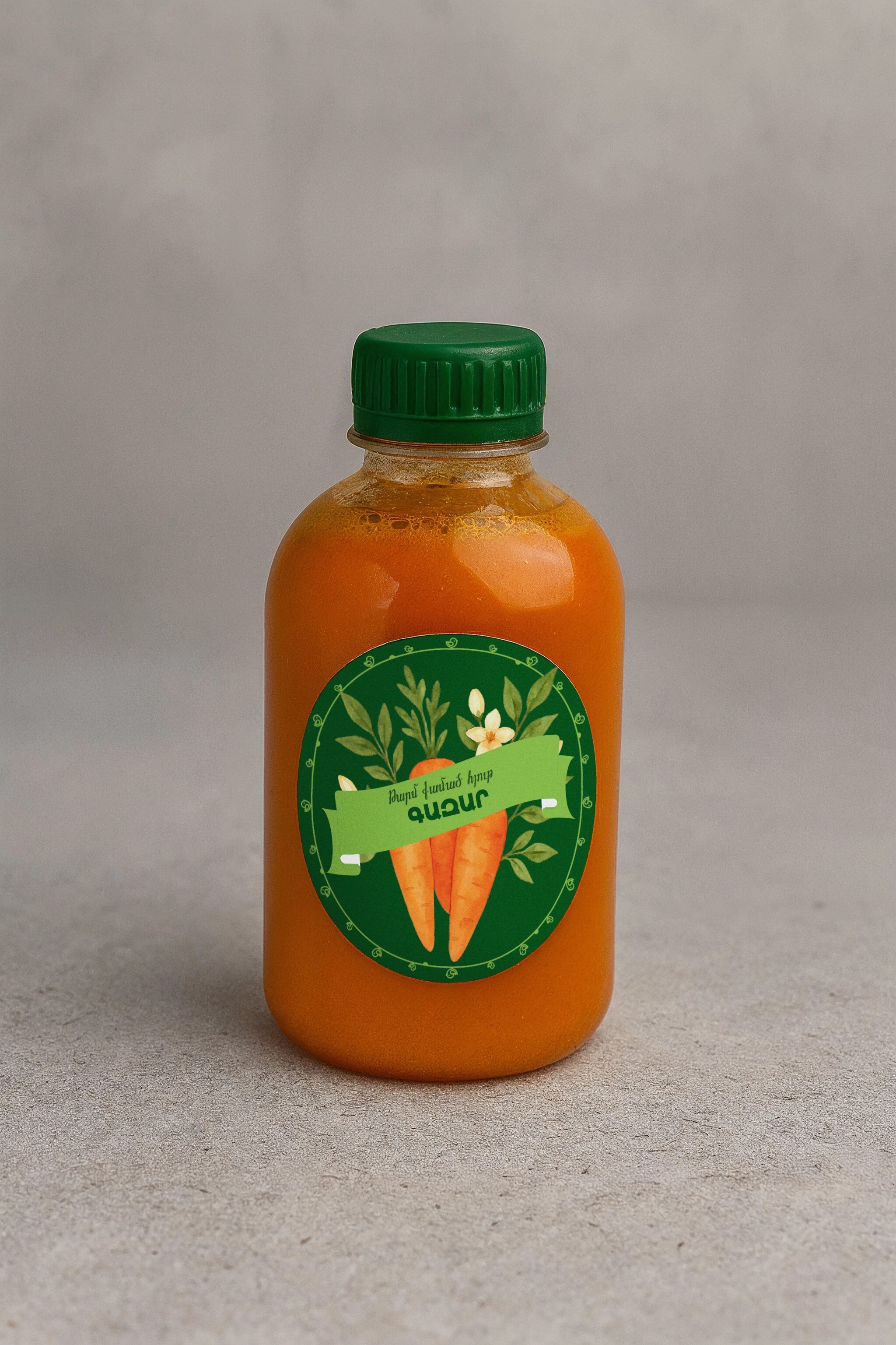 Թարմ քամած գազարի հյութ